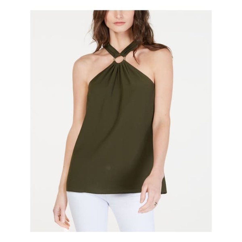 Michael Kors brown halter top